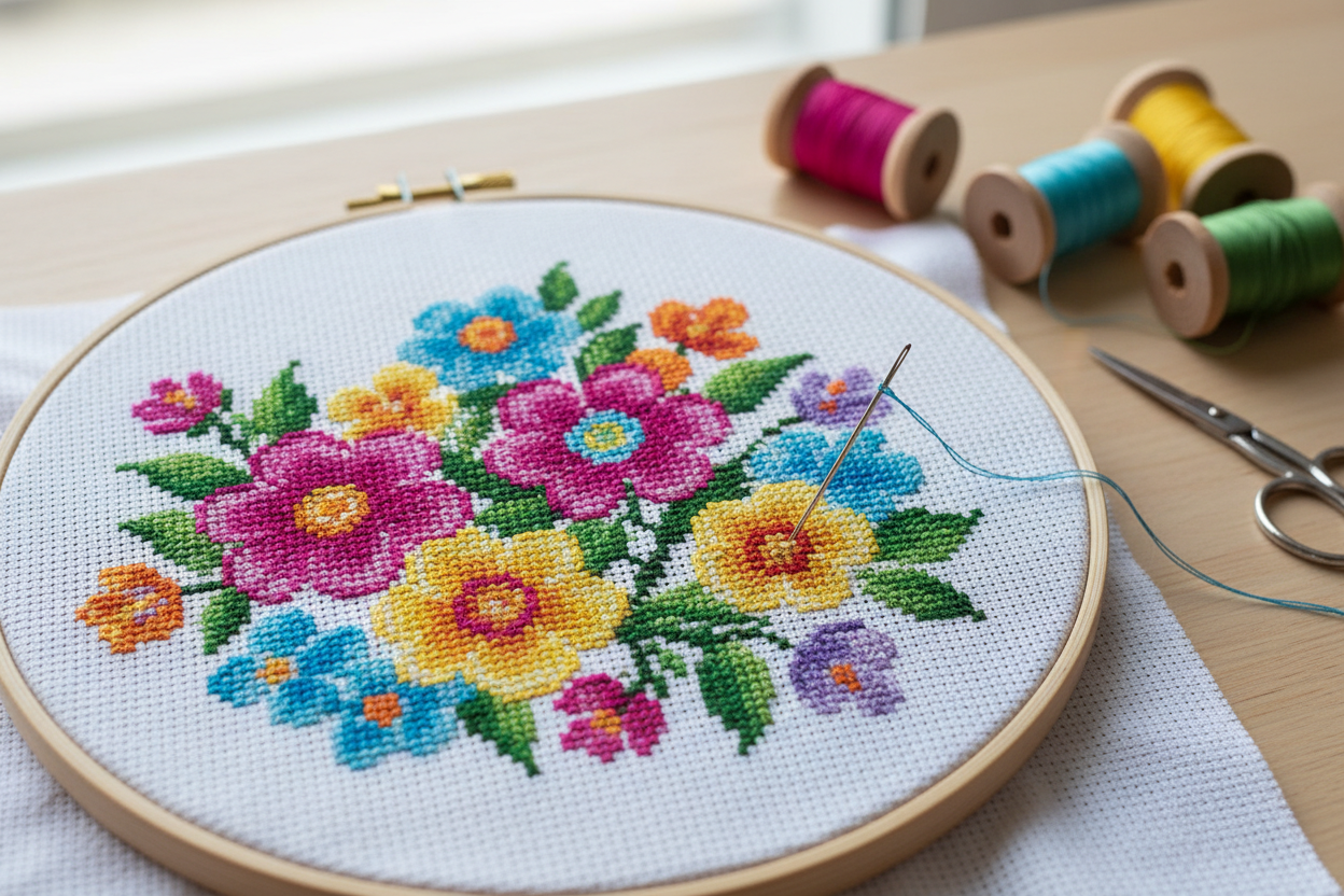 Cross Stitching