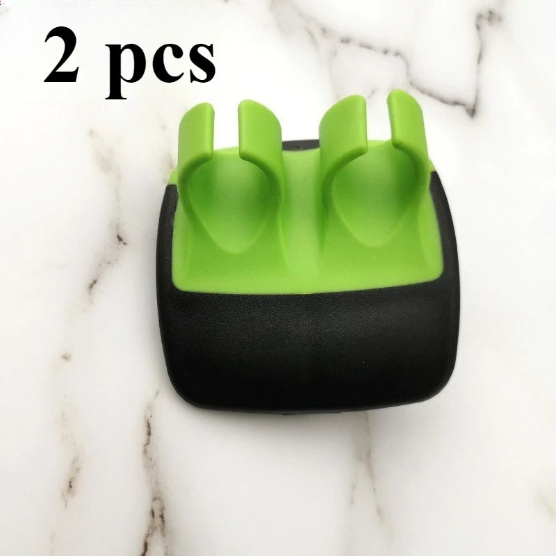 2 Black and Green Peelers, vegetables and fruit