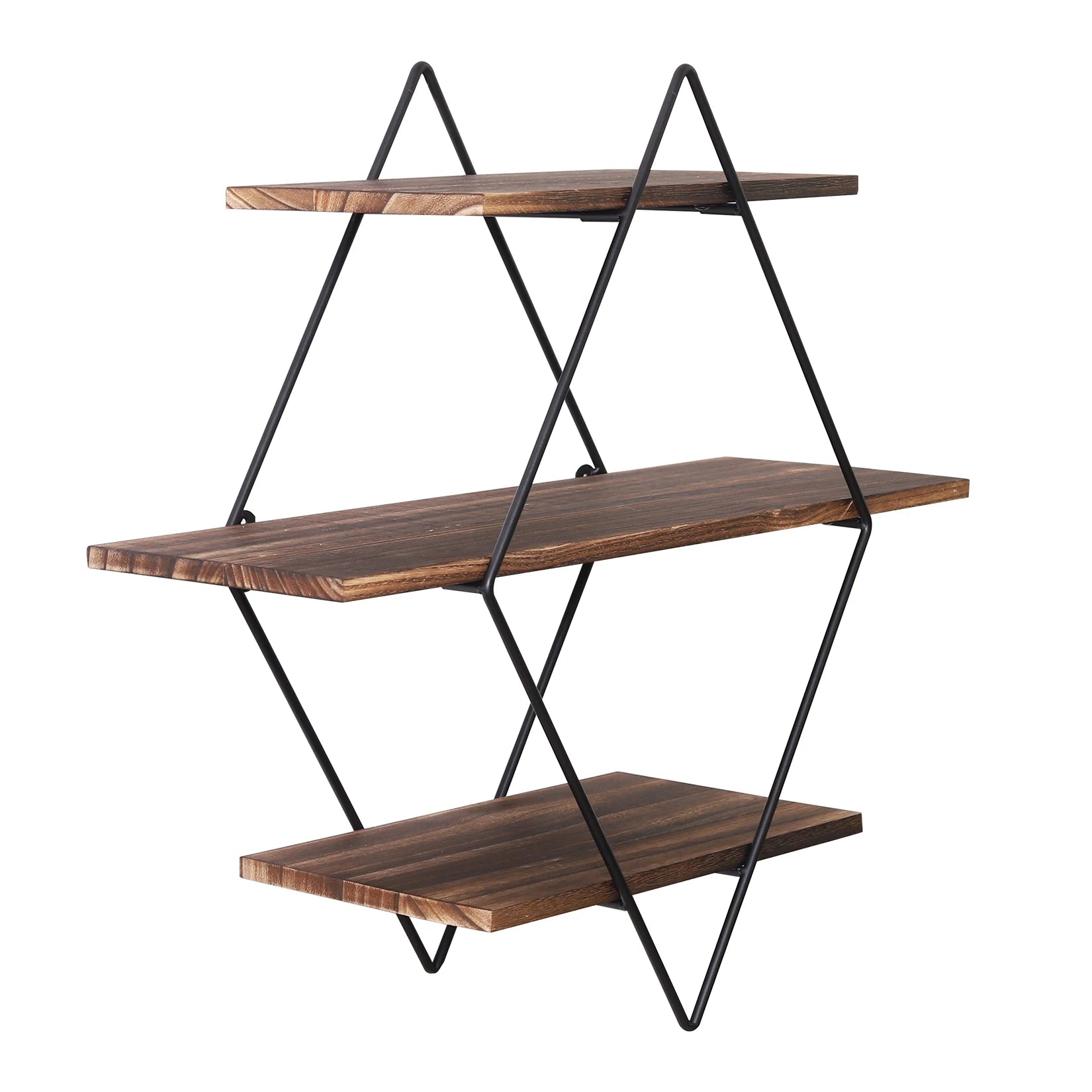 3 Tier  Wood Floating Shelf
