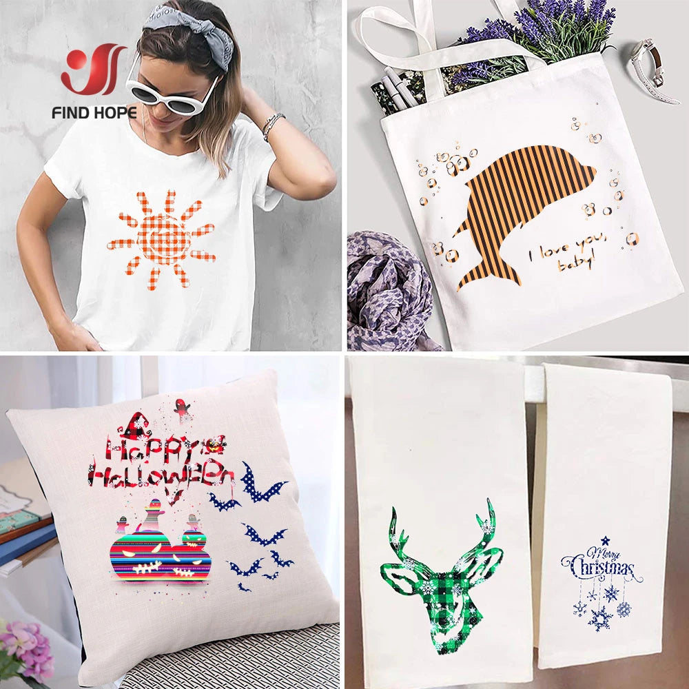 14 Assorted Colors Heat Transfer Vinyl Film Iron on Tshirt, cups, caps. Use with cricut