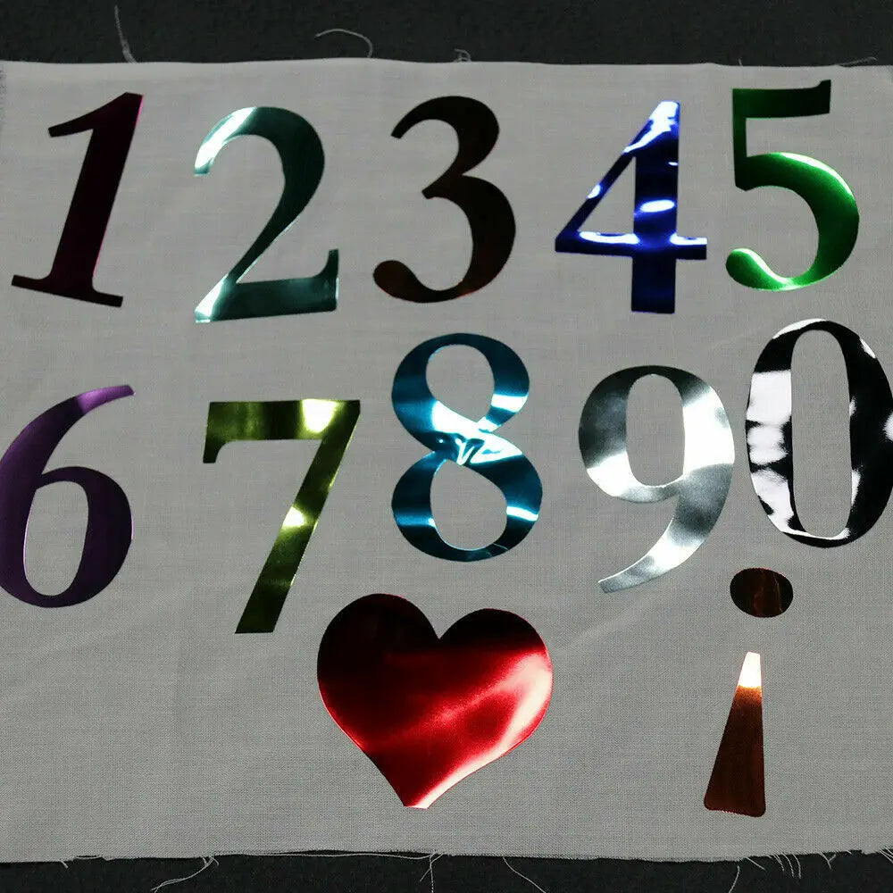 Metallic Shiny Heat Transfer Vinyl Iron On T shirt