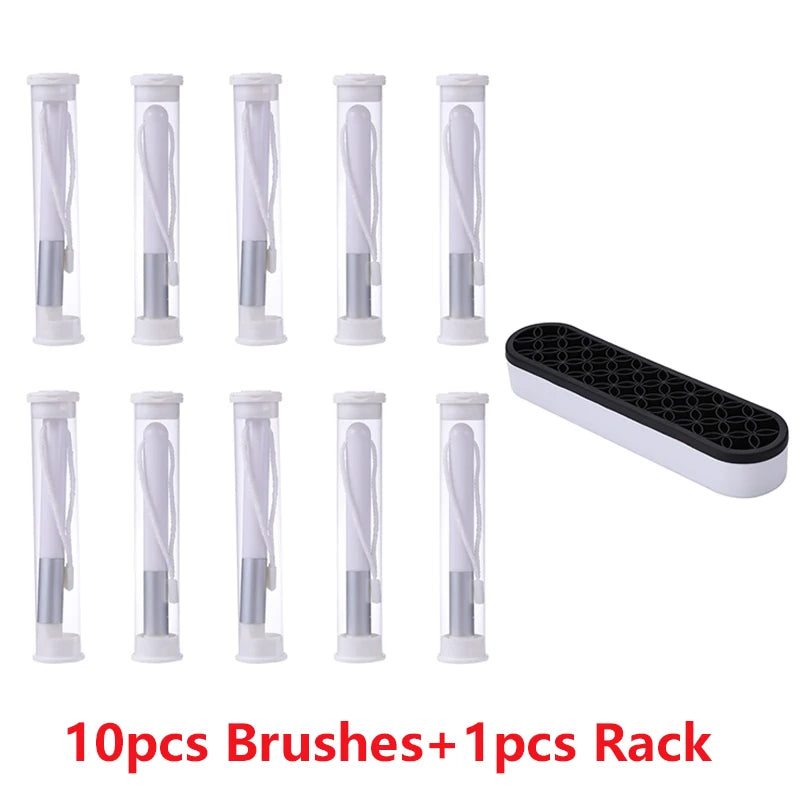 10-40pcs Wholesale Mini Blending Brush Set for Blending Ink a Breeze DIY Scrapbooking Cards Painting Small Brushes Hand Tools