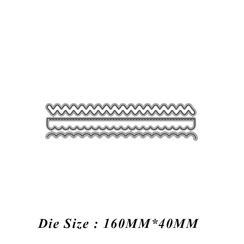 New Lace Fancy Border Metal Cutting Dies