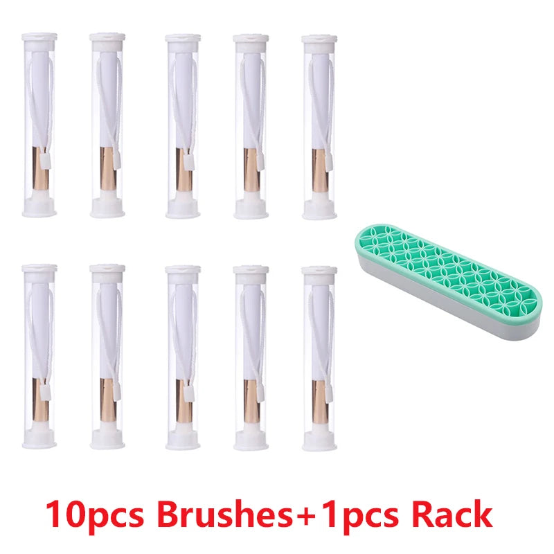 10-40pcs Wholesale Mini Blending Brush Set for Blending Ink a Breeze DIY Scrapbooking Cards Painting Small Brushes Hand Tools