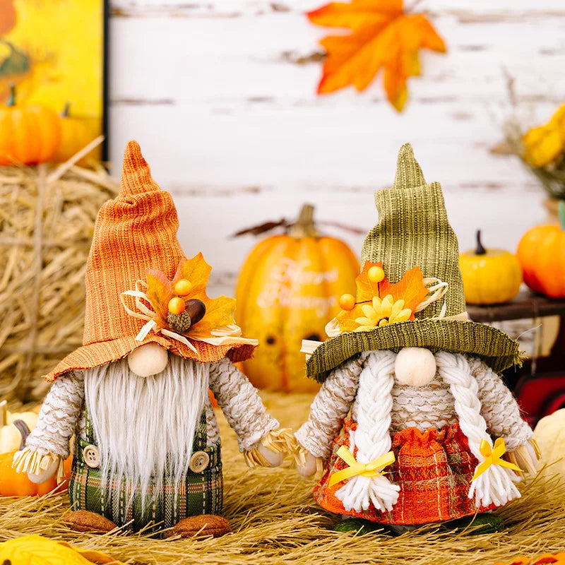 Fall Gnomes Decorations for Home Thanksgiving