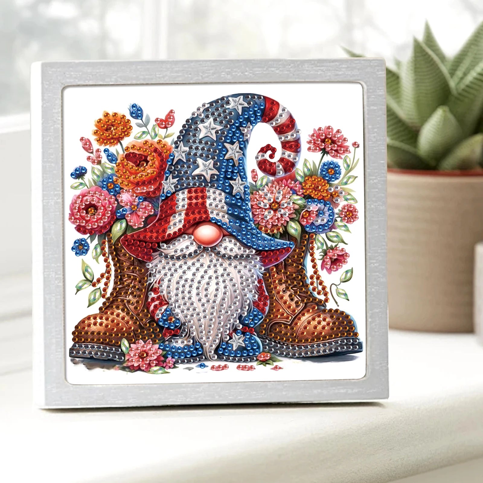 Dwarf Special Shape Diamond Art Painting Kit for Adult Beginner,Crystal Diamond Special Shape Kit for Home Wall Decoration Gift