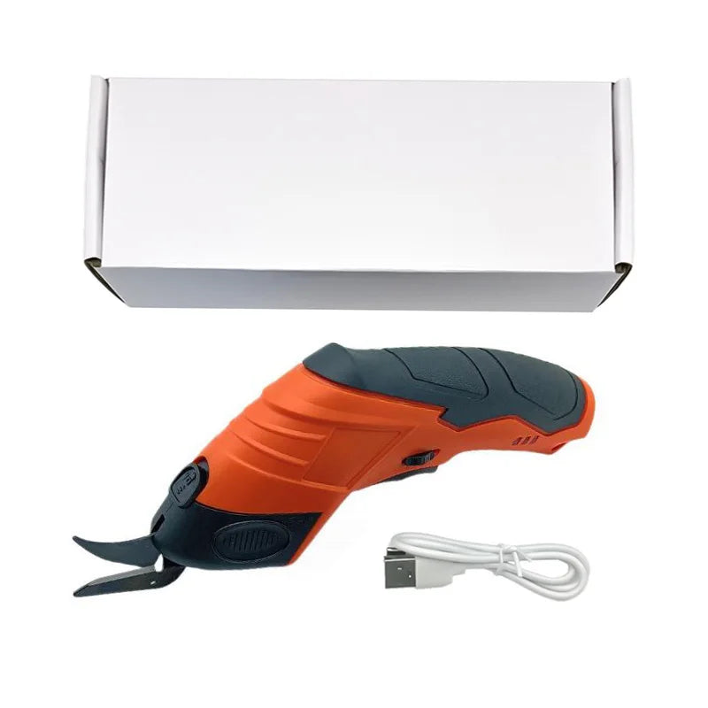 Upgrade Electric Scissors Fabric Cutting Machine USB Lithium Rechargeable Leather Sewing Tailor Scissors Portable Hand Tools