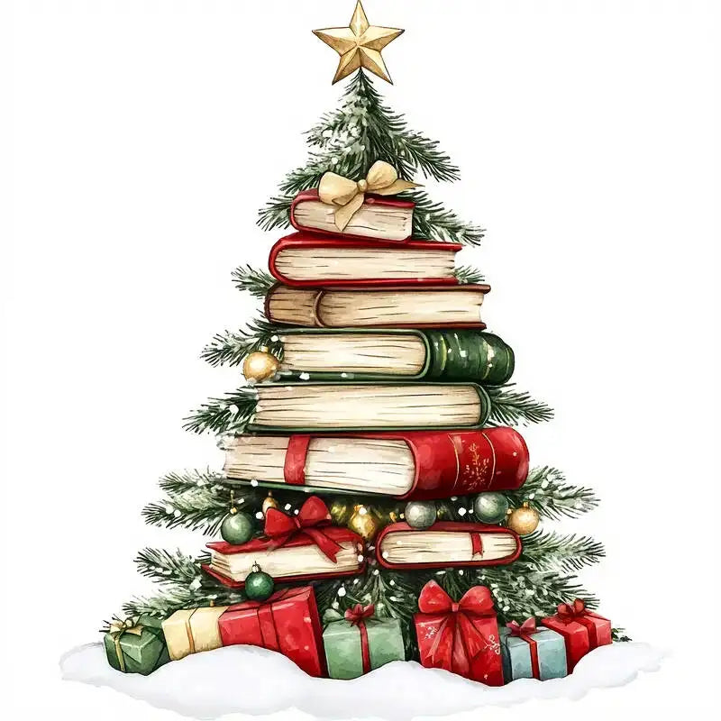 DIY Full 11CT Embroidery Cross Stitch Kits Christmas Tree Box Printed Needles Threads Cartoon Gift Home Decor