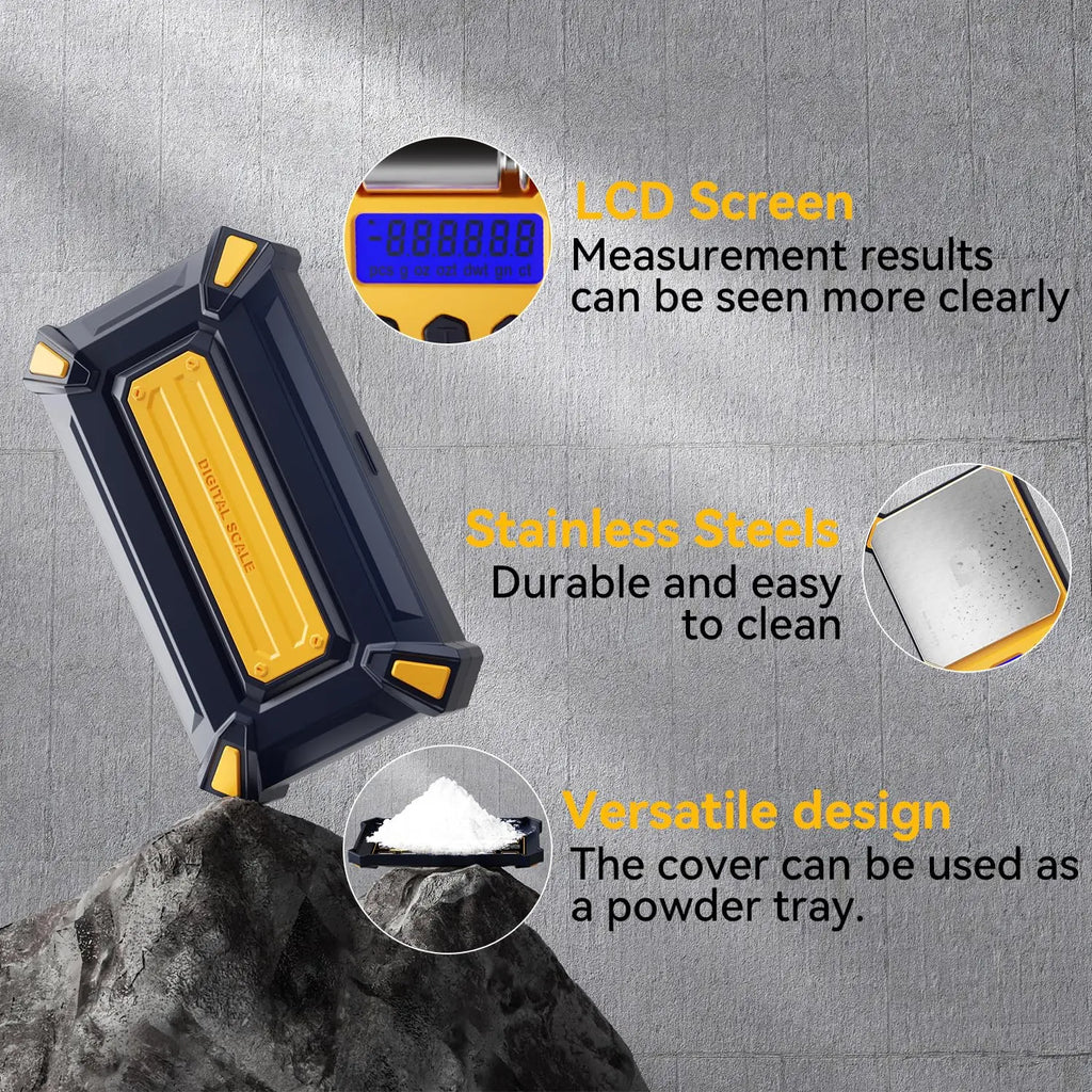 small high precision portable digital weights for jewelry, diamonds, powders