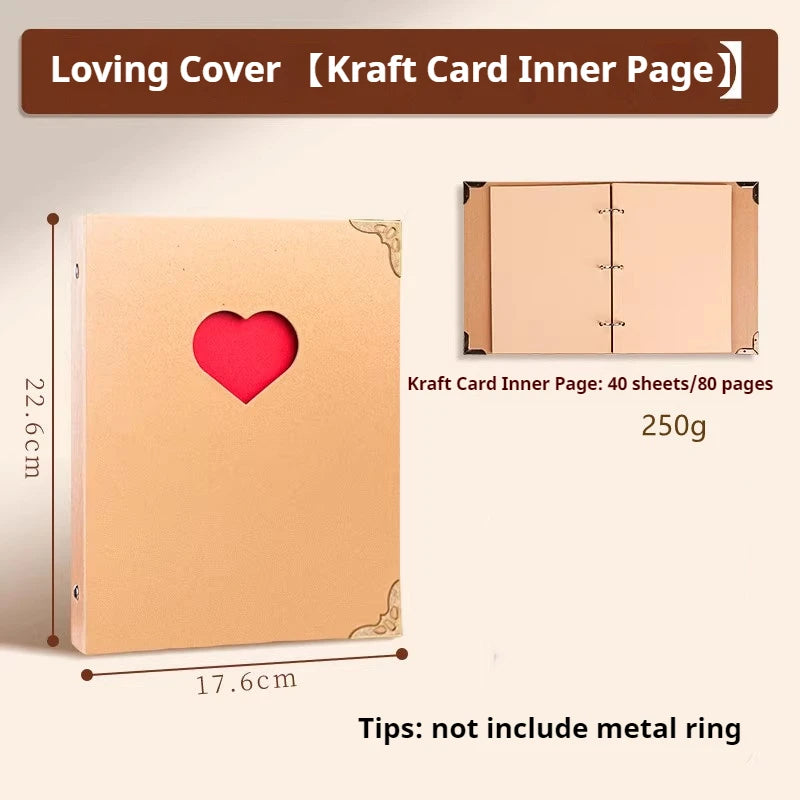 32/80 Pages  Photo Albums Handmade Scrap Book For Wedding Anniversary Gifts