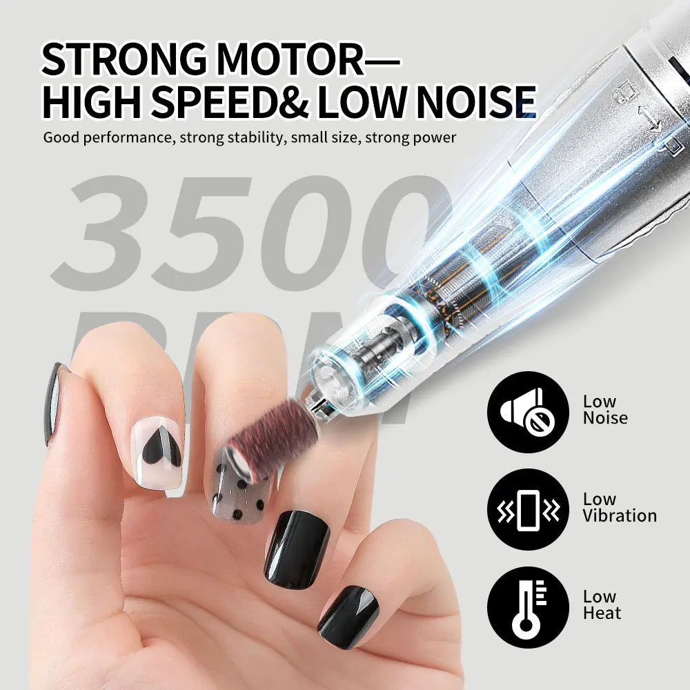35000RPM Professional Electric Nail Drill Motor Tool