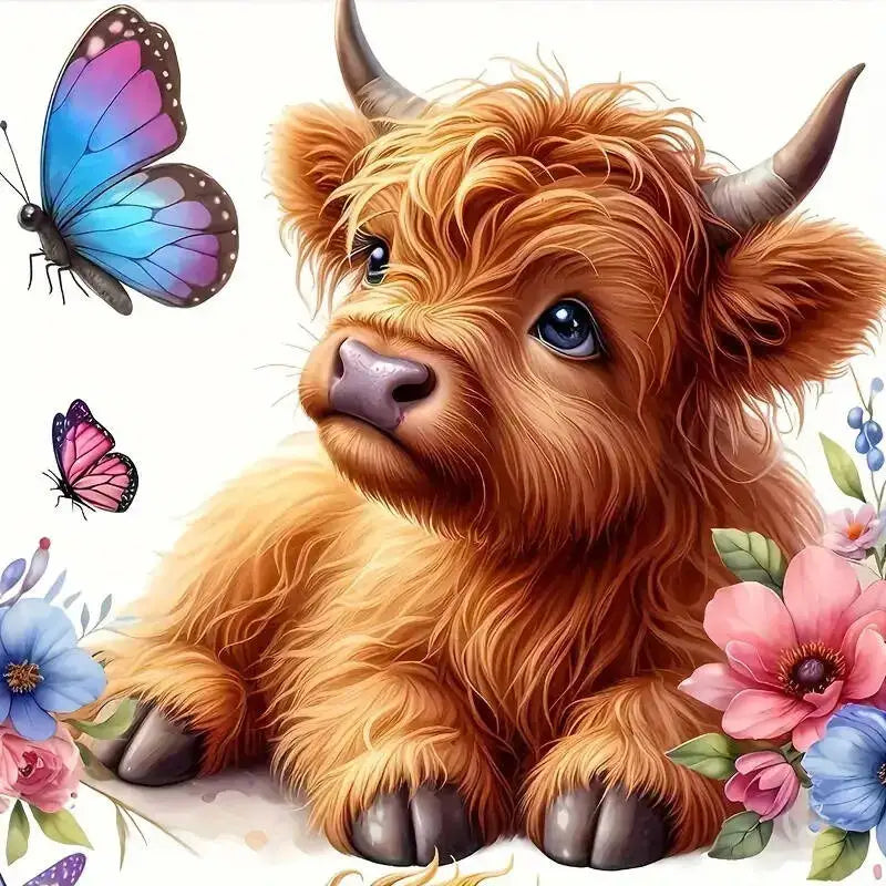 Diamond Painting Cow Highland Cattles various designs