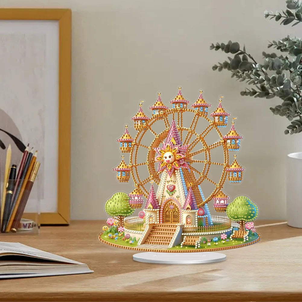 Acrylic Special Shaped Beautiful Ferris Wheel Desktop