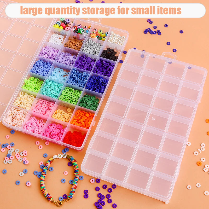 Transparent Storage Containers, 7 different sizes