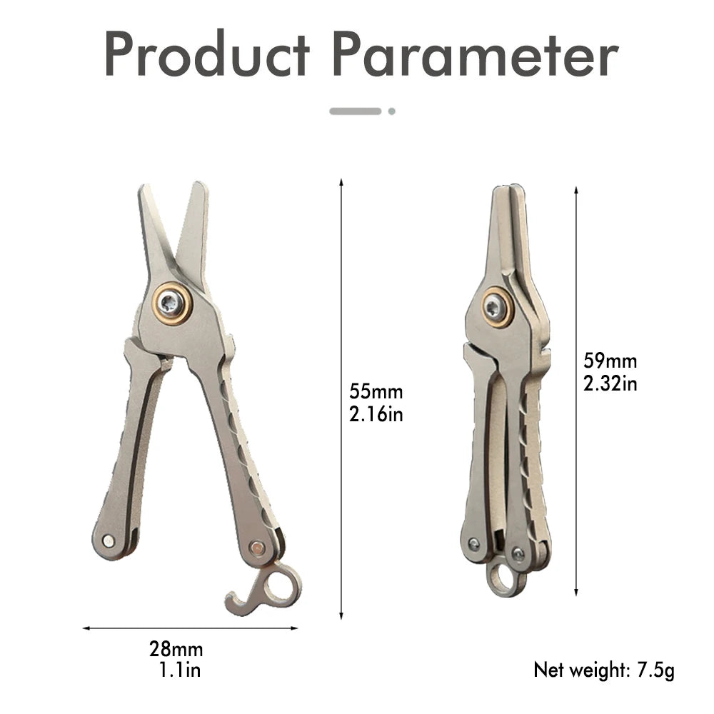 Portable Key Chain Accessory Beard Trimmer Eyebrow Trimmer