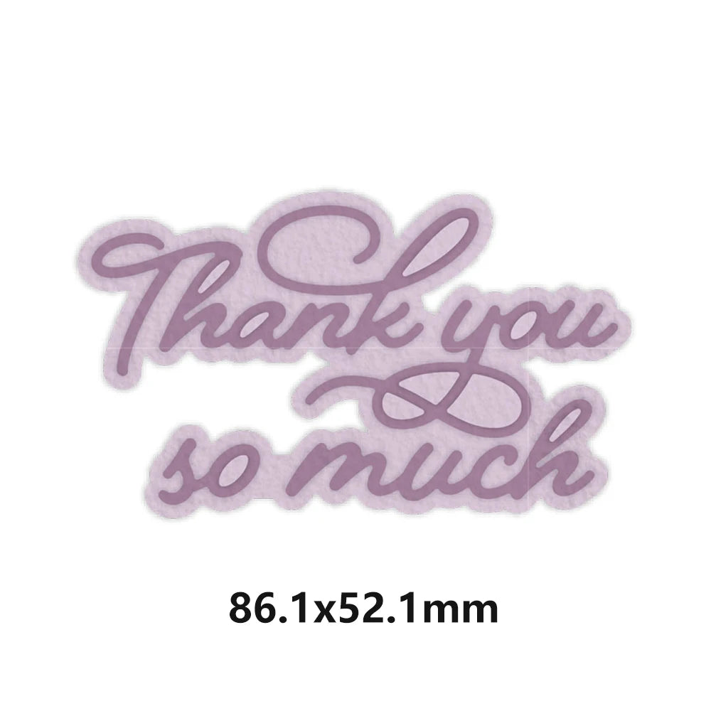 Happy Festive Birthday Wishes Metal Cutting Dies Sentiments Words Diecut Set For DIY Scrarpbooking Paper Crafts Cards Making New