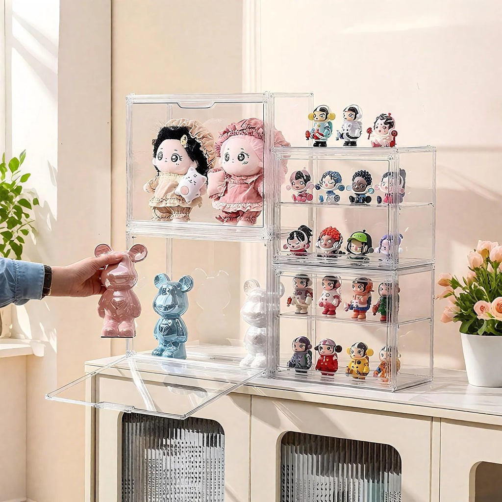 Figurine Showcase Wall Mounted Collectibles Box