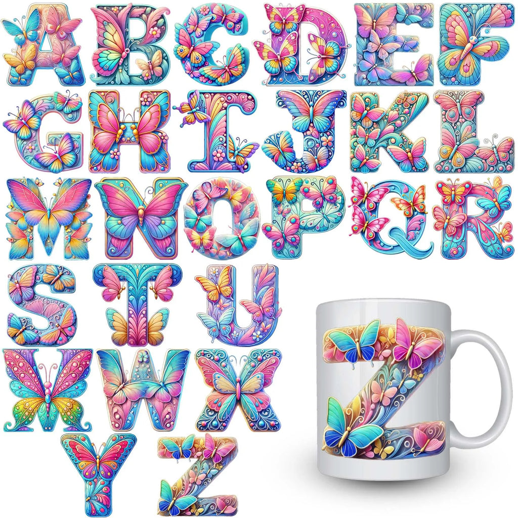 flower transfer stickers, waterproof  suitable for glasses