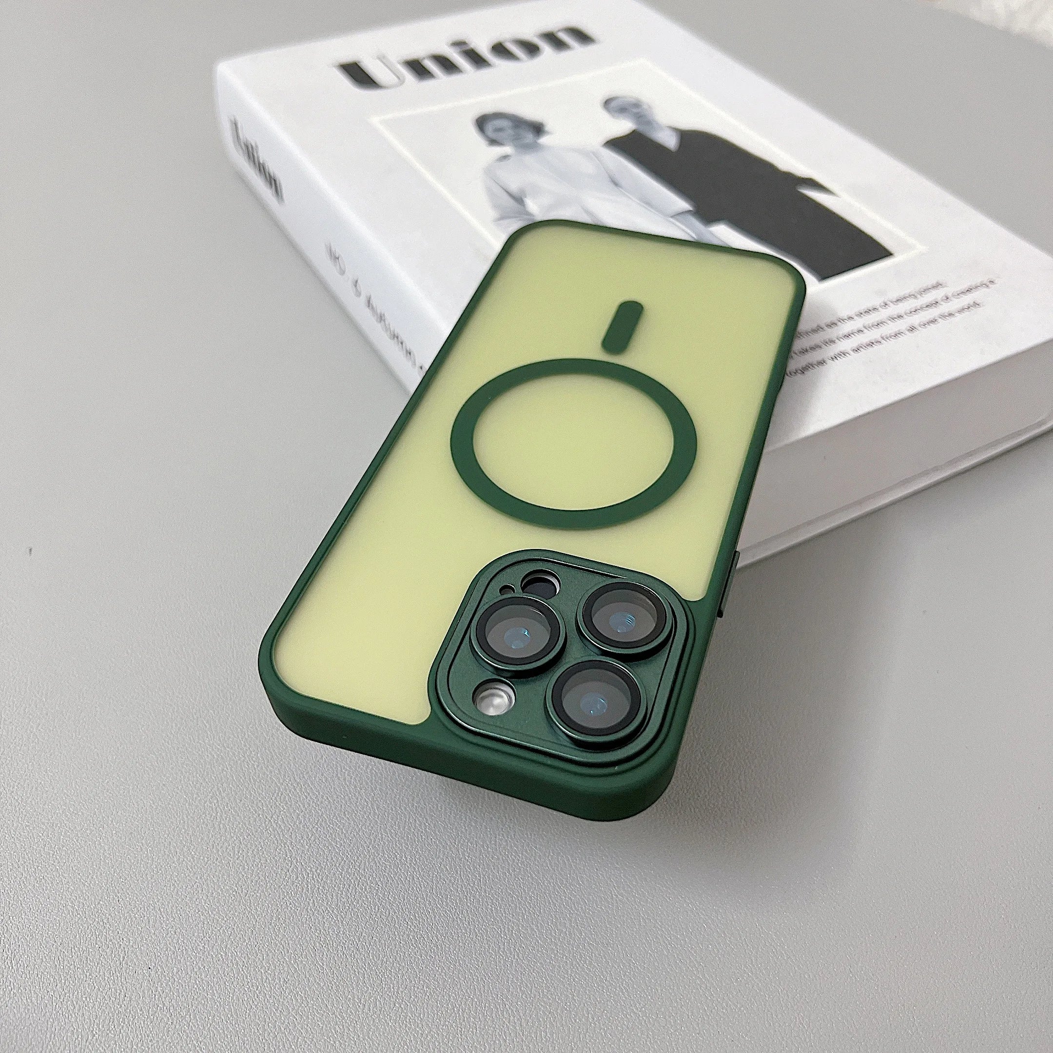 Magnetic Luxury Matte Translucent Armor Shockproof Case For iPhone 16 15 14 13 12 11 Pro Max For Magsafe Wireless Charge Cover