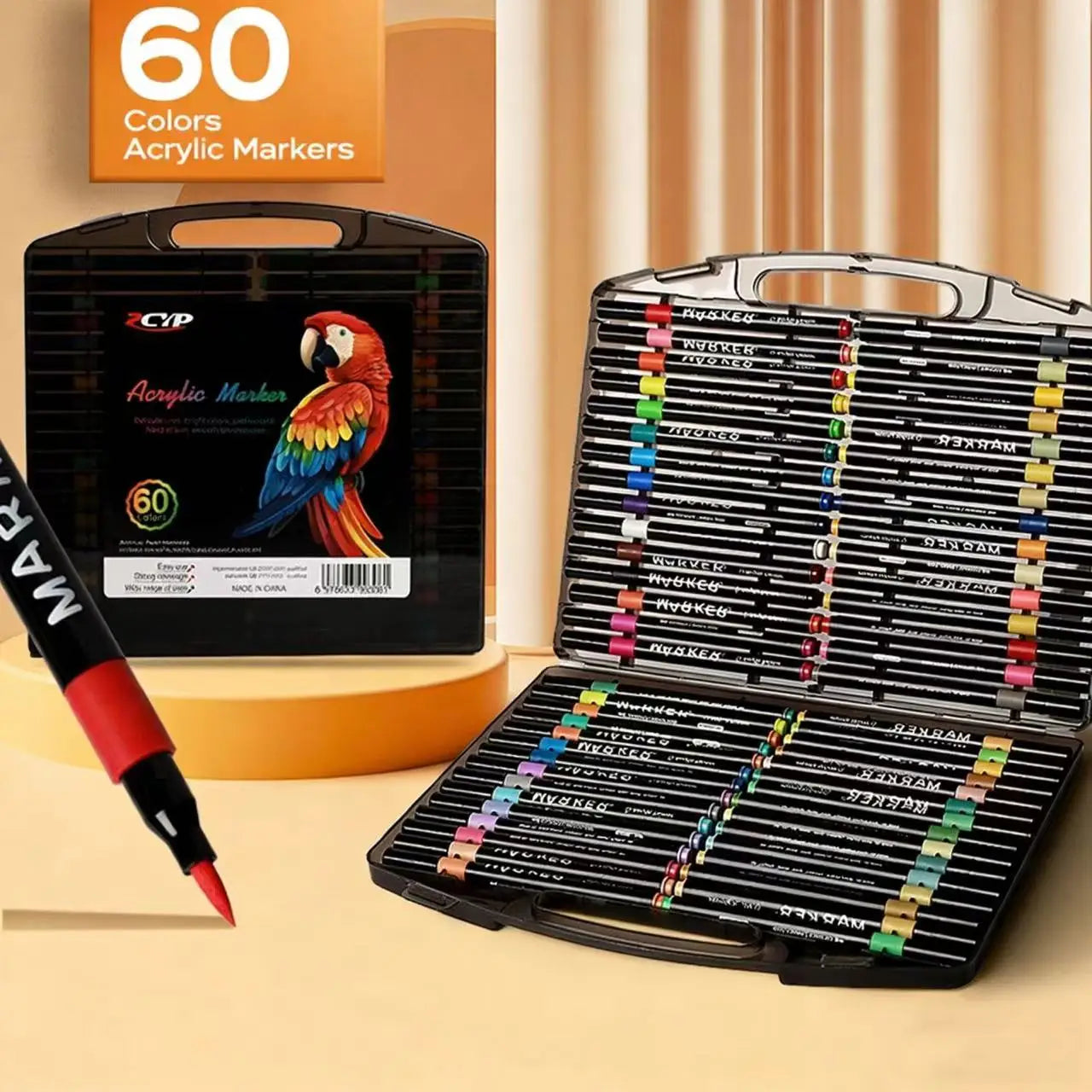 Acrylic Paint  brush Markers  Suitable for Rock, Glass, Art ,Ceramics,