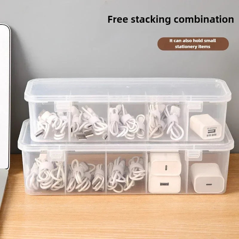 Organizer with Lid Clutter Collection Box for Office Home