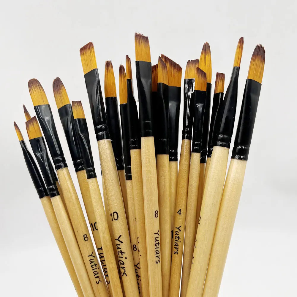 Professional Artist Paint Brush Set - 6 PCS,
