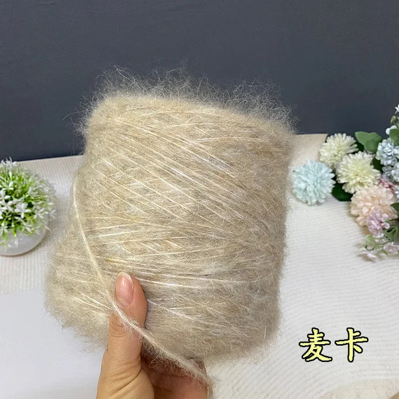 500G/PC Mohair Yarn High Quality Super Soft And Warm