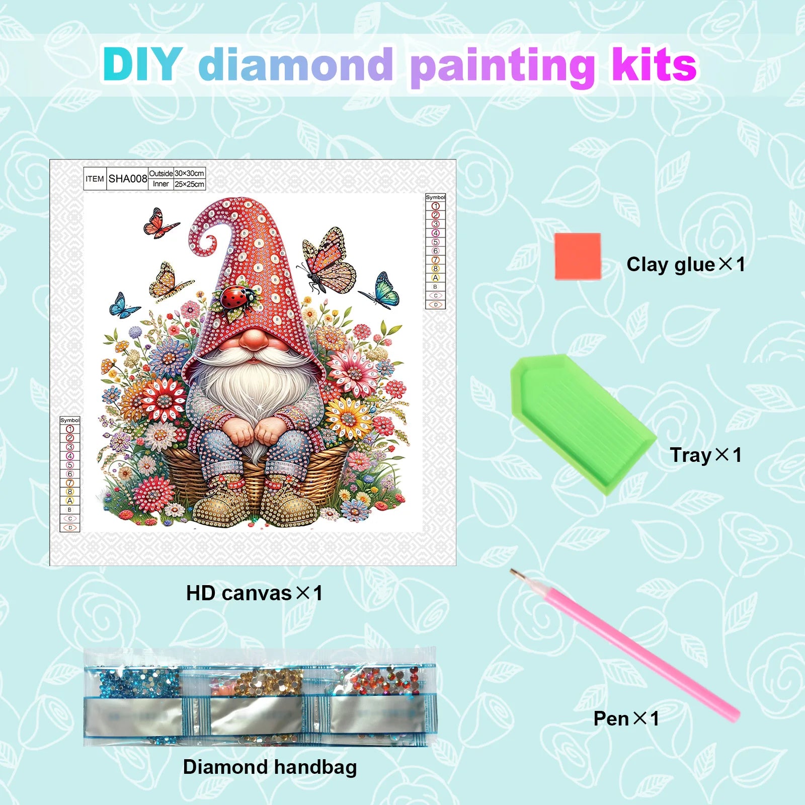 DIY Dwarf Special Shape Diamond Art Painting Kits