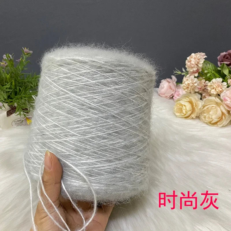 500G/PC Mohair Yarn High Quality Super Soft And Warm