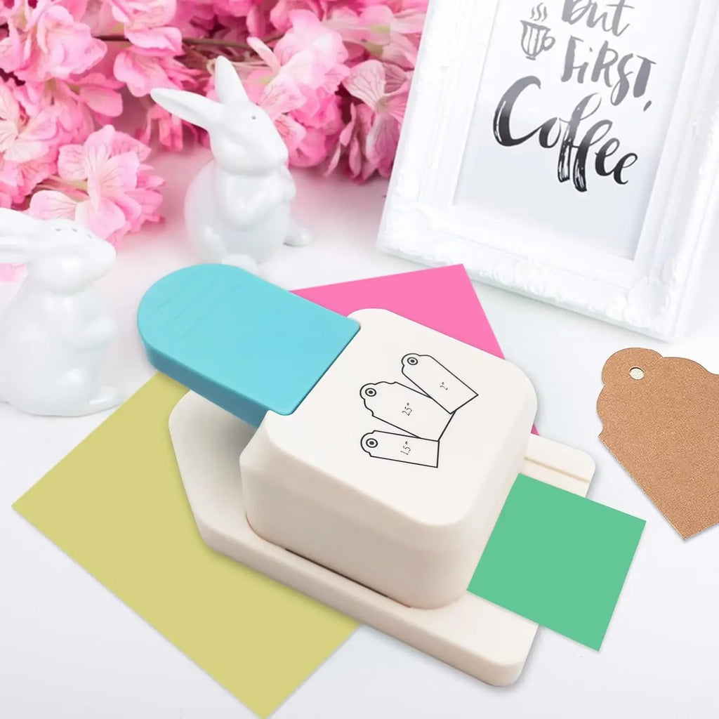 3-in-1 craft label punch, 1.5/2/2.5-inch gift label punch
