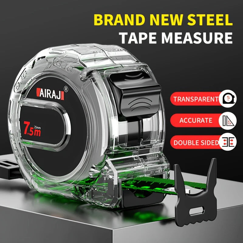 Self-Illuminating Marks for Low Light Work,  Durable Fiberglass Ruler