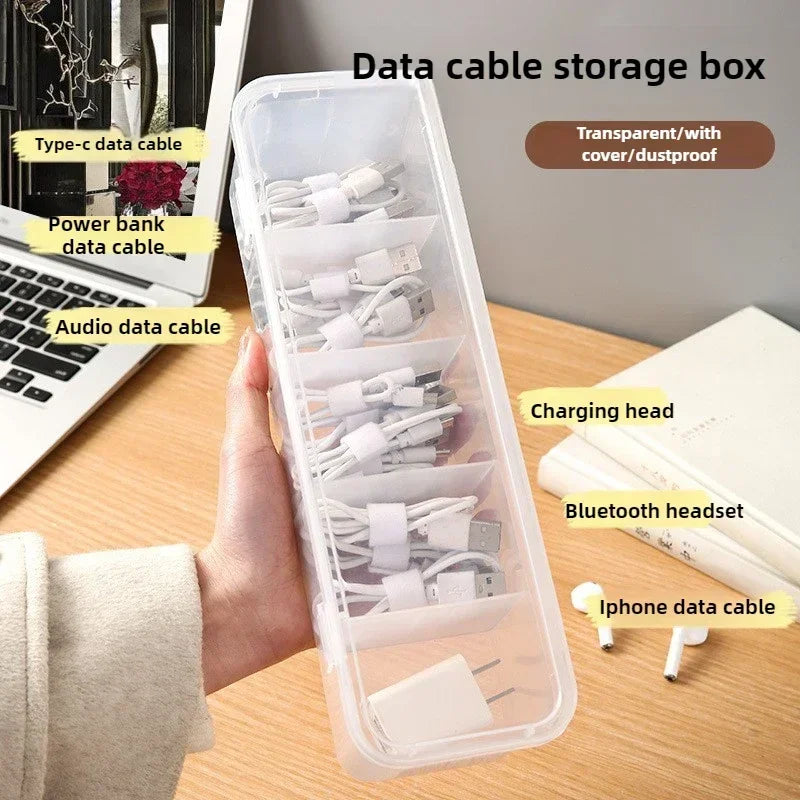 Organizer with Lid Clutter Collection Box for Office Home