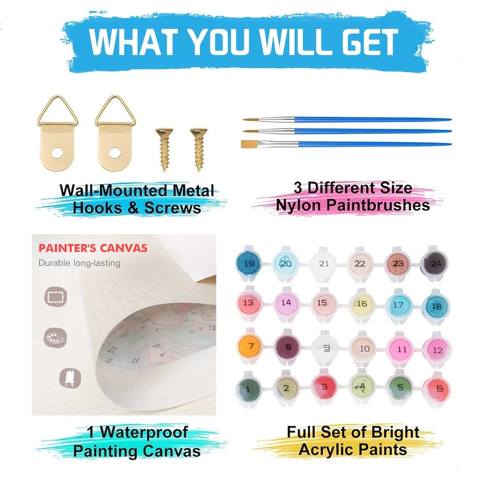 Adult By Numbers Oil Paintings Horses Cats Animals By Numbers Paintings Modern Home Decor Art Unique Gifts