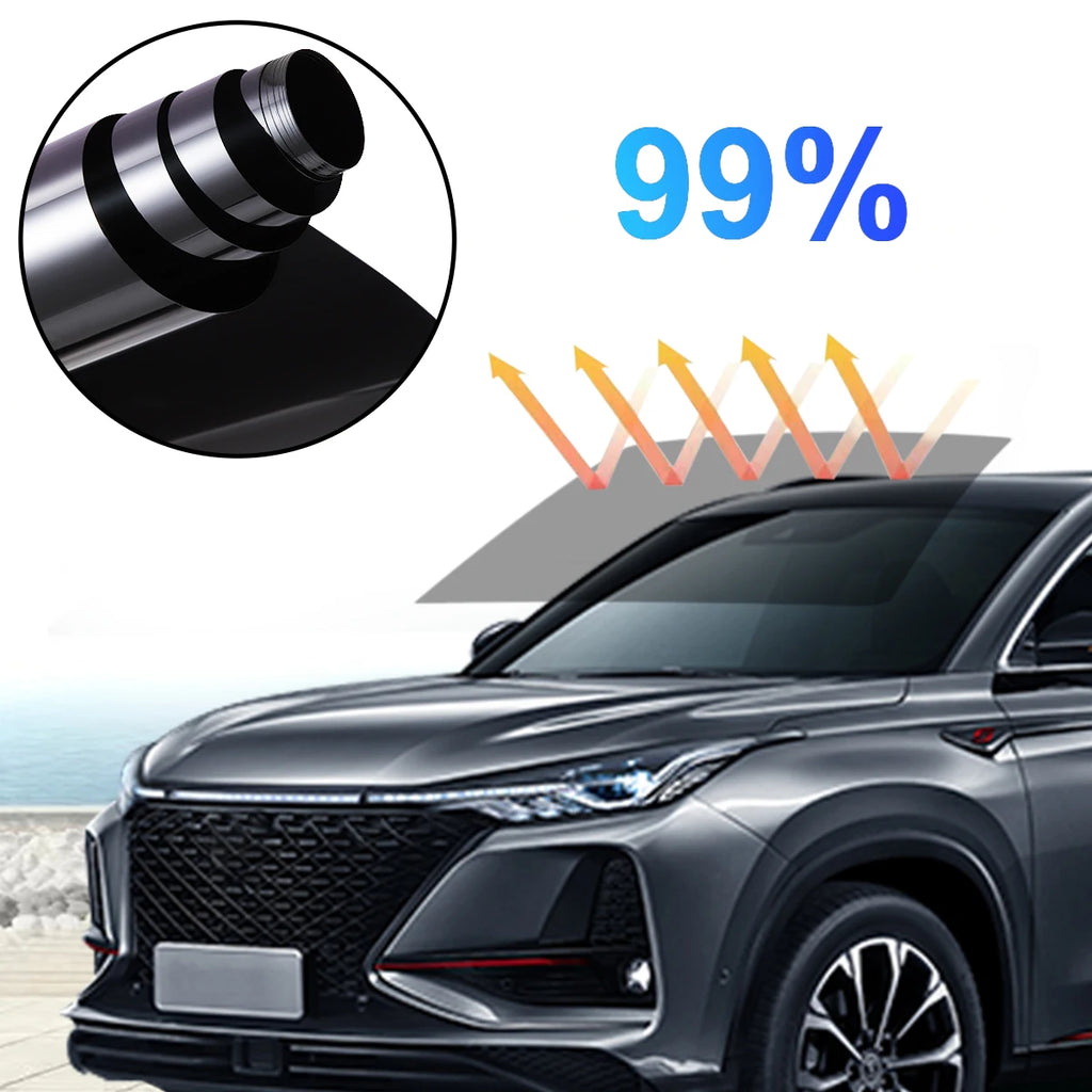 Nano Carbon Uncut Roll Window Tint Film 5% 15% 25% 35% VLT
