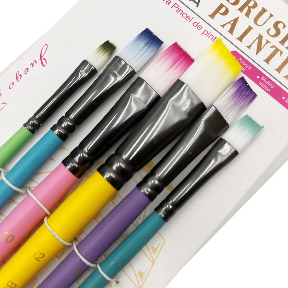 Professional Artist Paint Brush Set - 6 PCS,
