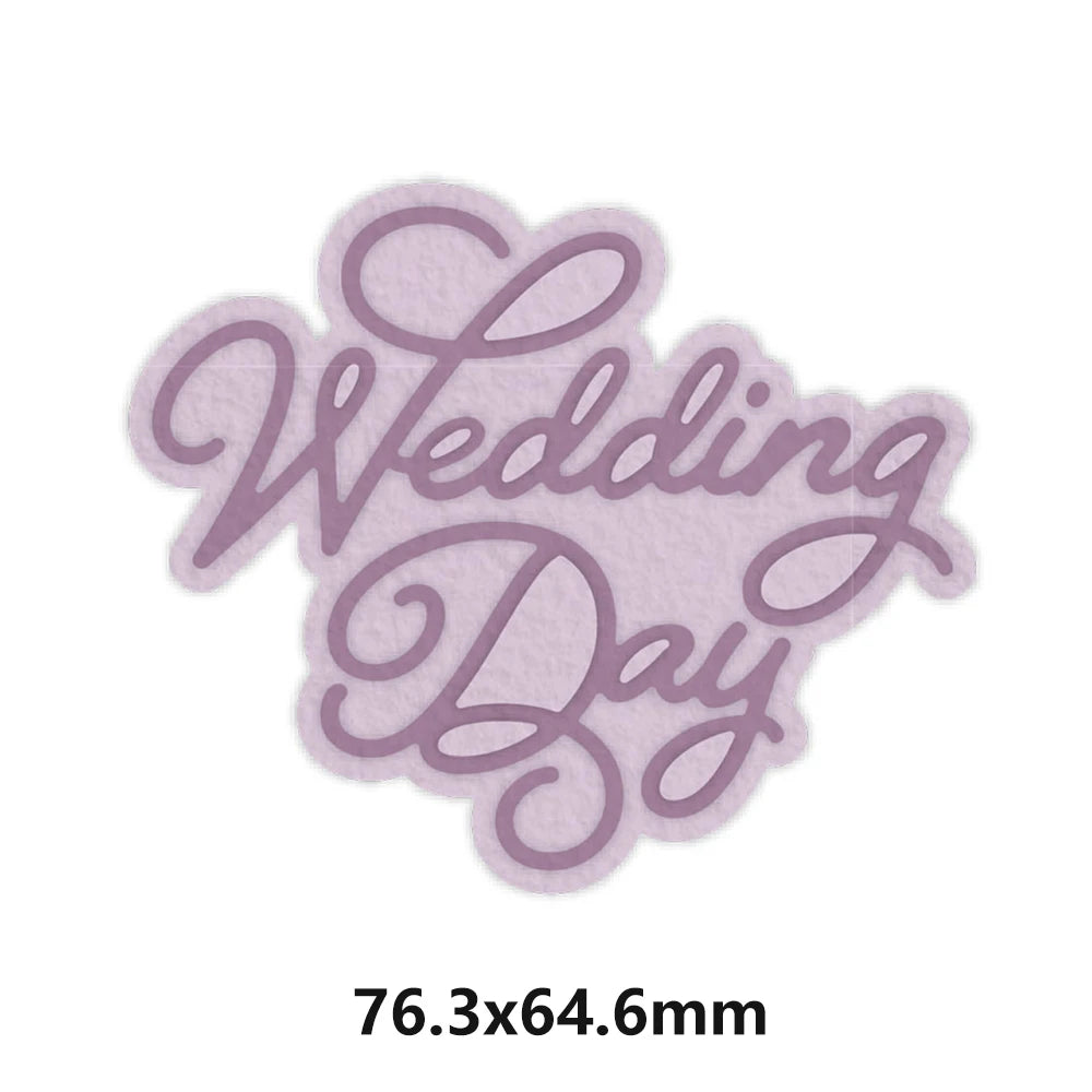 Happy Festive Birthday Wishes Metal Cutting Dies Sentiments Words Diecut Set For DIY Scrarpbooking Paper Crafts Cards Making New