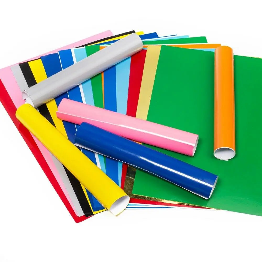 Permanent Adhesive Vinyl Matte Metal Colors Vinyl Sheets
