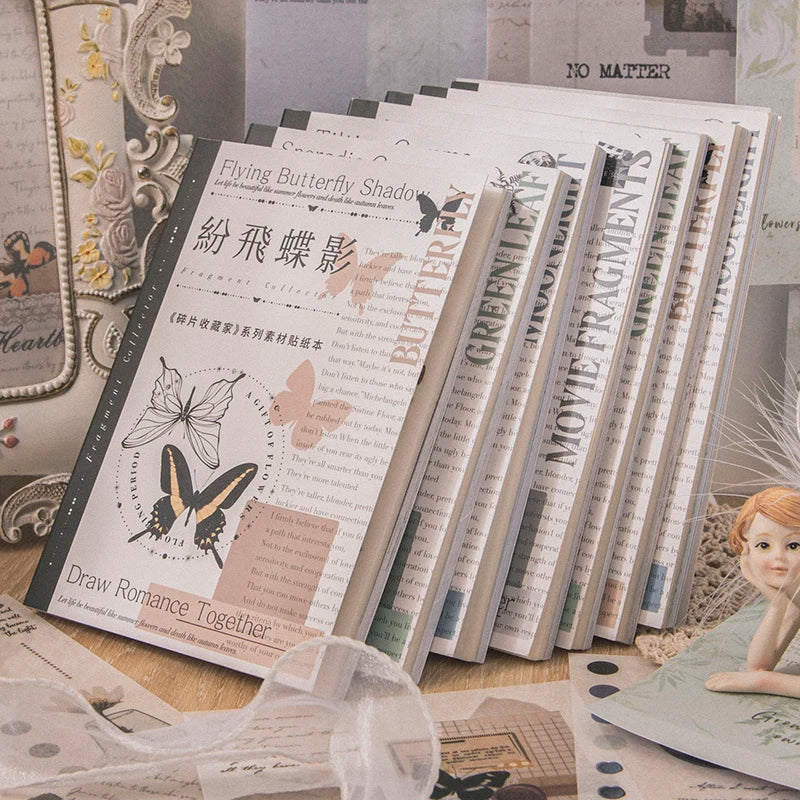 Washi paper Sticker Book Kit DIY Scrapbooking