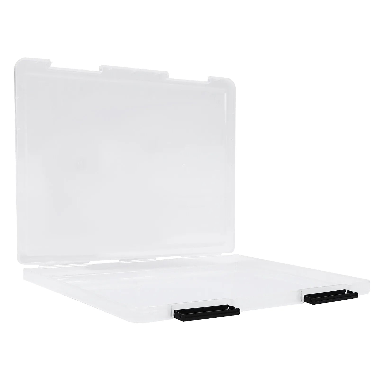 12 Pcs Polypropylene Clear File Boxes