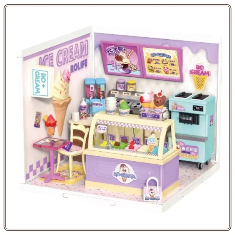 Rolife Super World Cake Shop Building Blocks Assembling