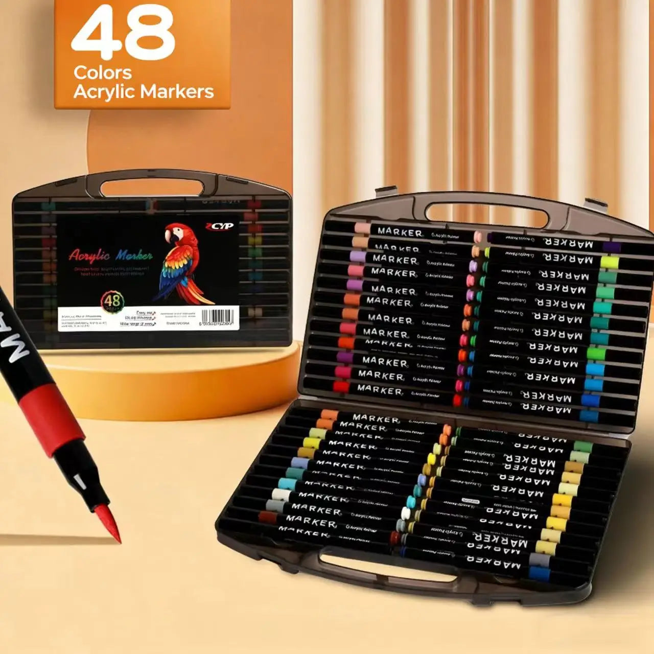 Acrylic Paint  brush Markers  Suitable for Rock, Glass, Art ,Ceramics,