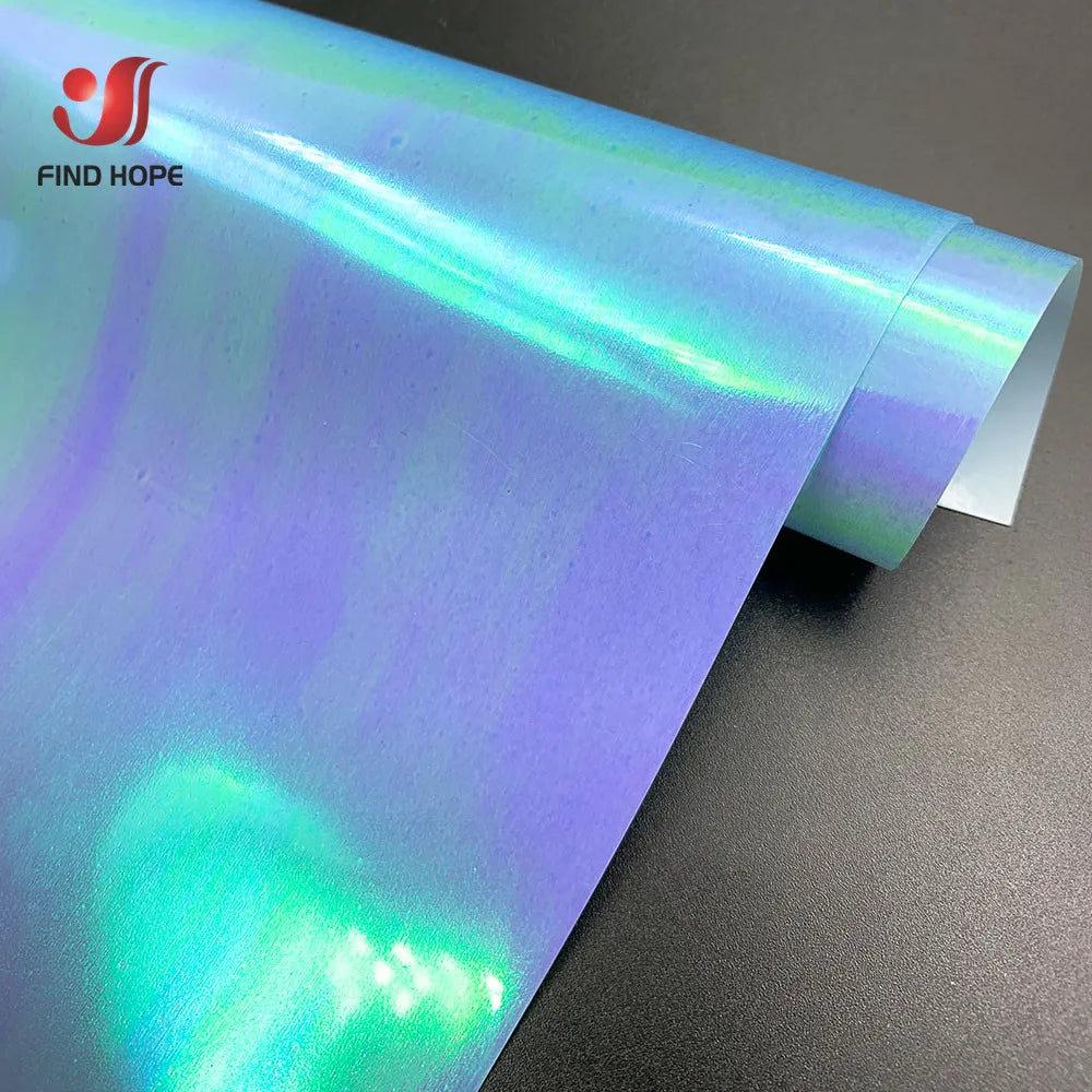 Holographic Heat Transfer Vinyl Iron-on Clothing Film 30*25cm/50cm