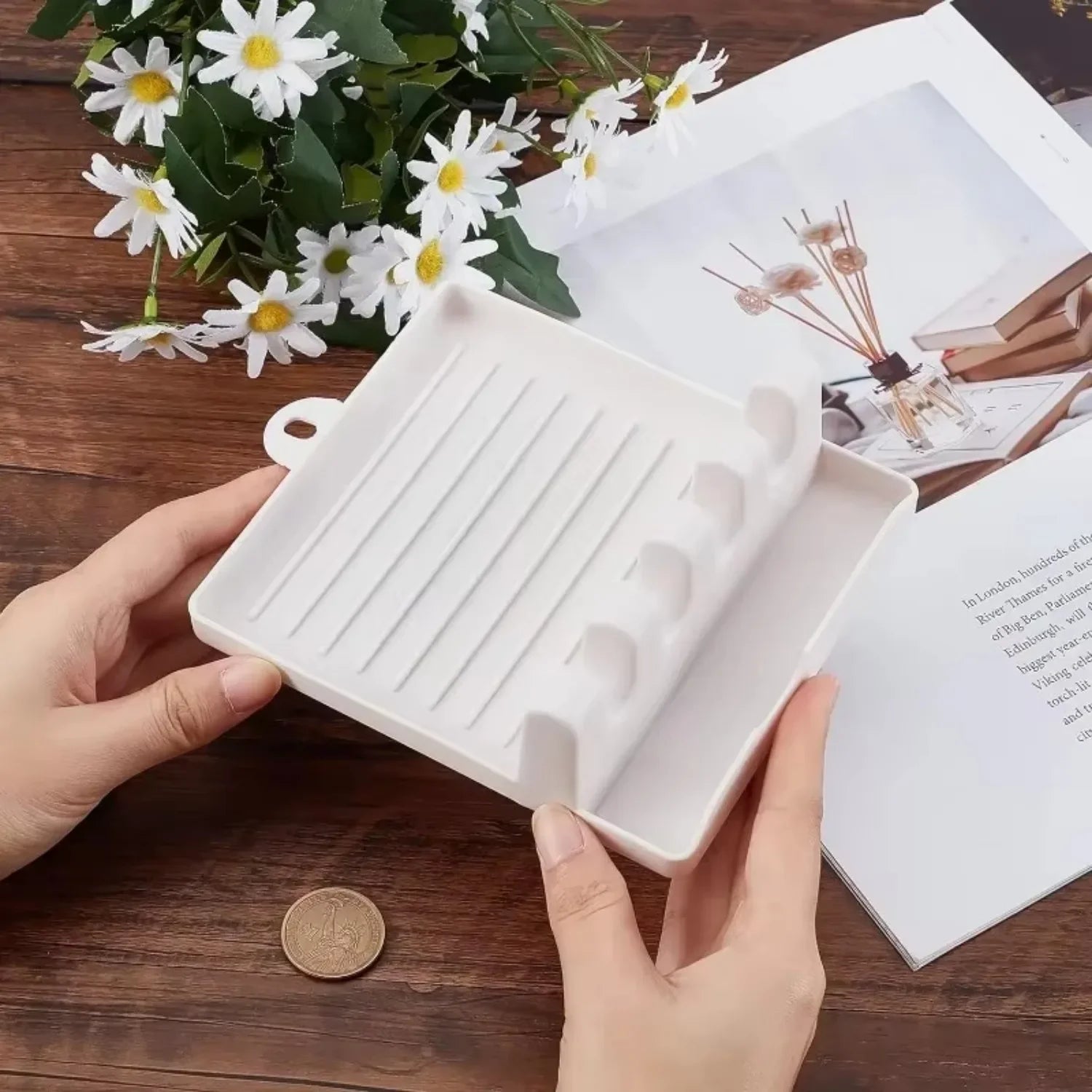 1Pc Paintings Brushes Rests Drip Tray Pad for Watercolor Oil Acrylic Painting