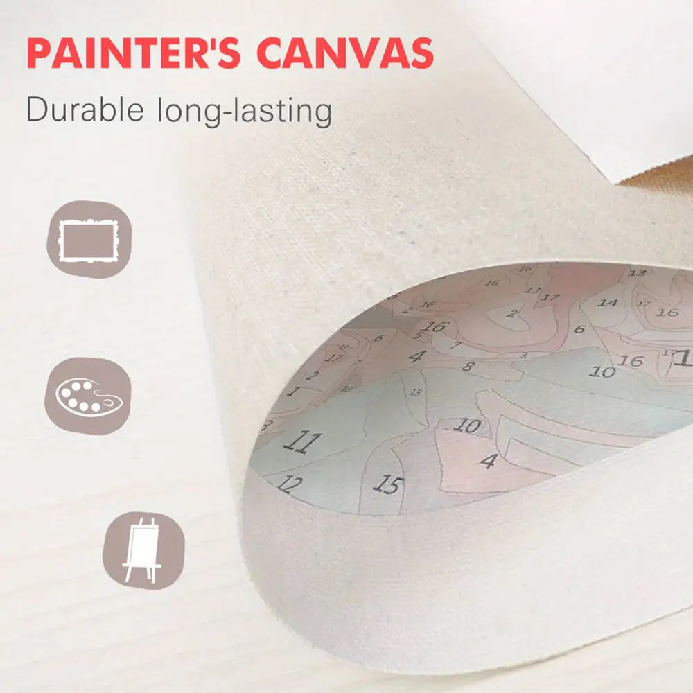 DIY Painting By Numbers On Canvas Horse Digital Oil Painting Animal Home Living Room Art Craft Kit For Adults Handpainted Gift