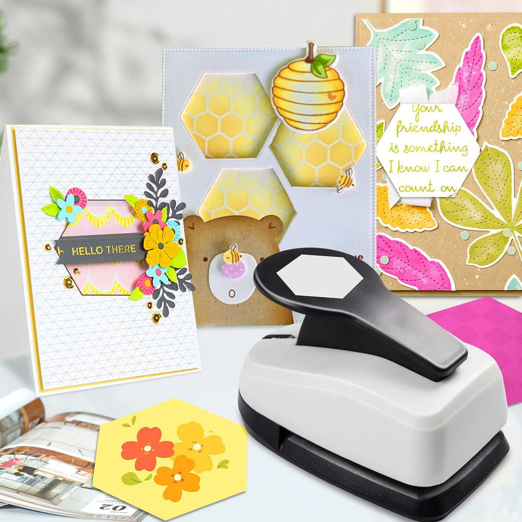 Square Paper cutter tool crafts Hole Punchers Set 1