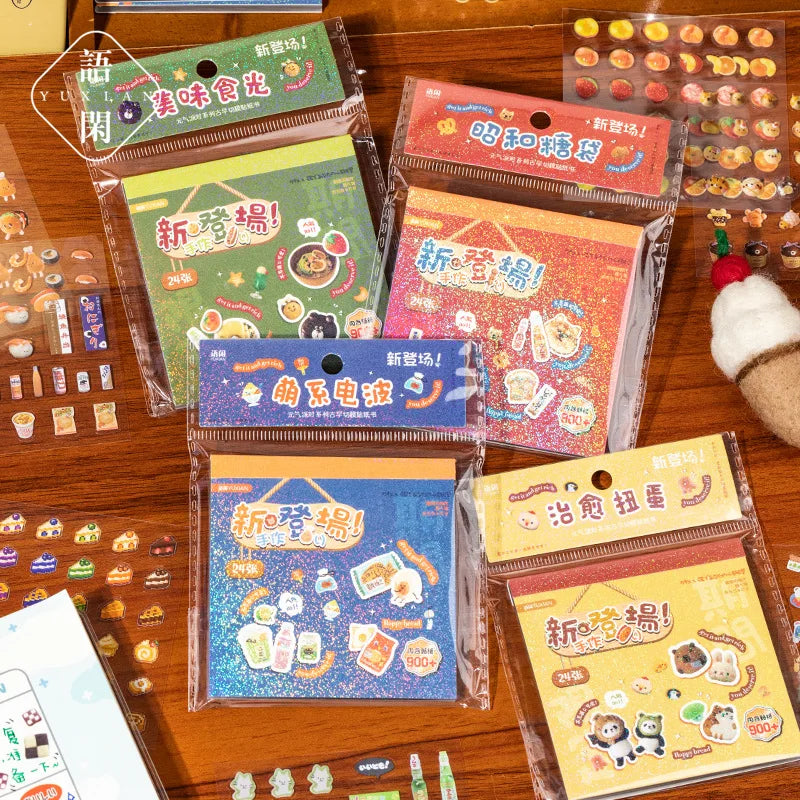 Cute Die-cut Decorative Stickers Book