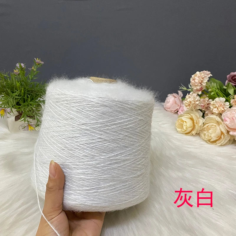 500G/PC Mohair Yarn High Quality Super Soft And Warm