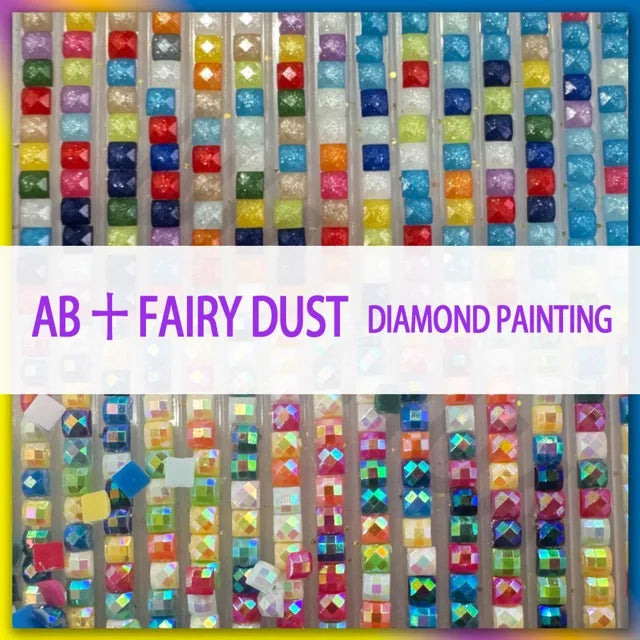 AB Fairy Dust 5D DIY Diamond Embroidery Dwarf Portrait New Arrival Mosaic Cartoon Acrylic Craft Supplies Diamond Painting Child