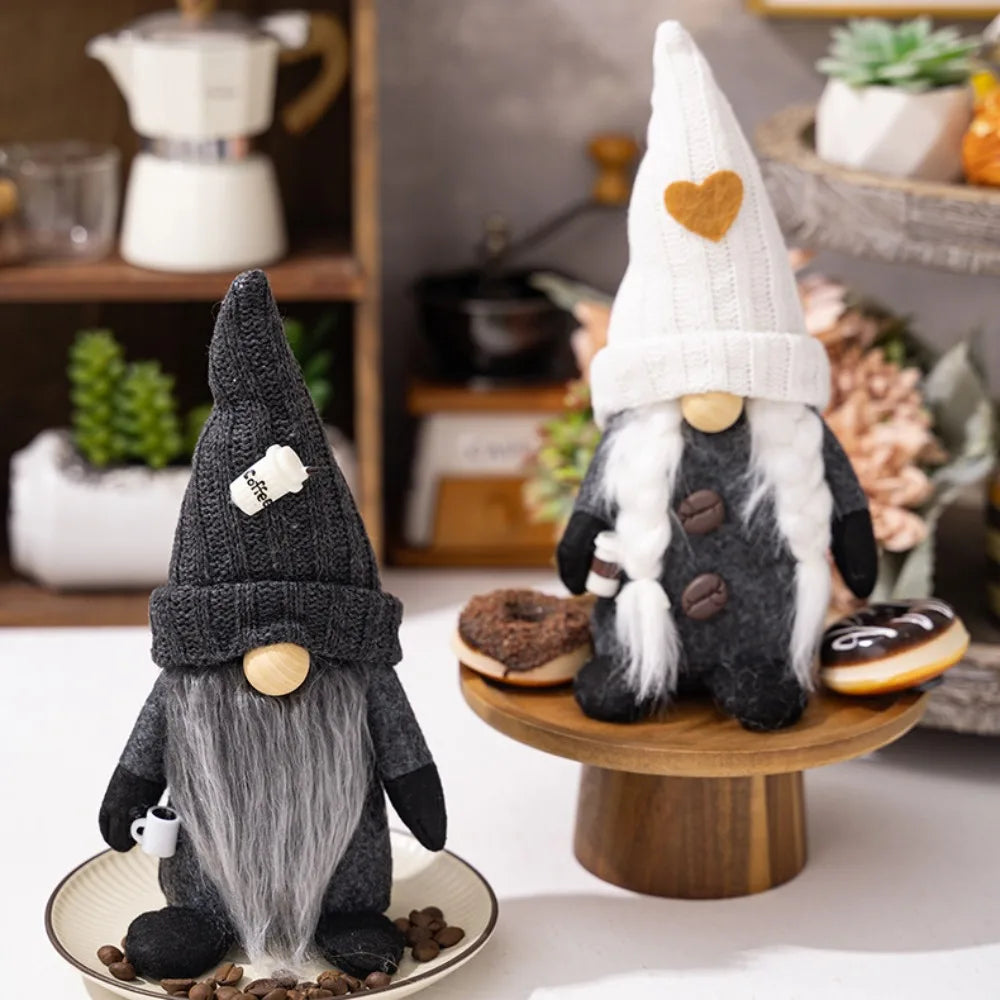 4 Styles Coffee Gnome Dolls Plush Nordic Doll