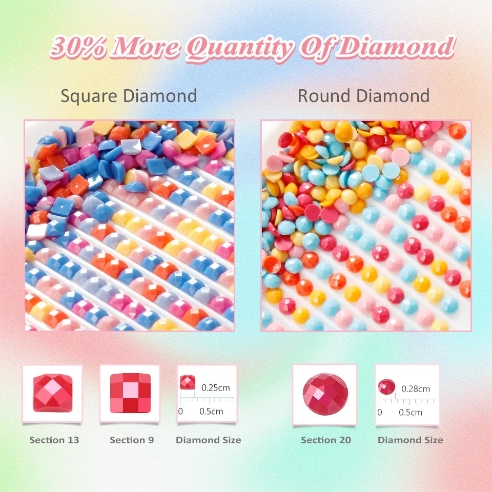 Diamond Painting Cow Highland Cattles various designs